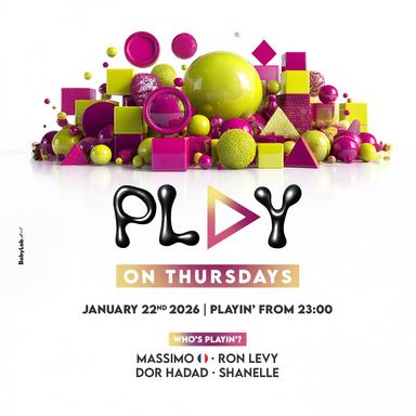  PLAY TLV // MAINSTREAM NIGHT // 22.1 | הזמנת כרטיסים