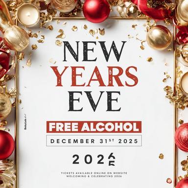  31.12 | FREE ALCOHOL ALL NIGHT | NYE 2026 | הזמנת כרטיסים