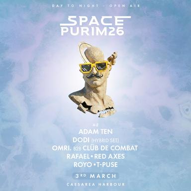  SPACE PURIM 2026 | הזמנת כרטיסים