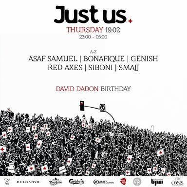  JuSt Us ✦ 19.02 Thursday | הזמנת כרטיסים