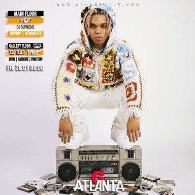  היפהופ / אפרוביטס/ אופיום ב 2 רחבות - 30.01 באטלנטה -- Friday 30.01 100% Hiphop/Afrobeats 2 Floors @ ATLANTA | הזמנת כרטיסים